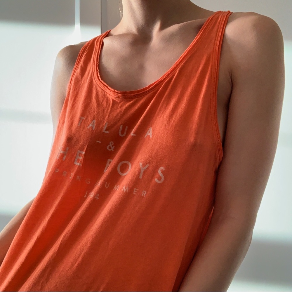 Talula & the Boys soft tank top 🍑